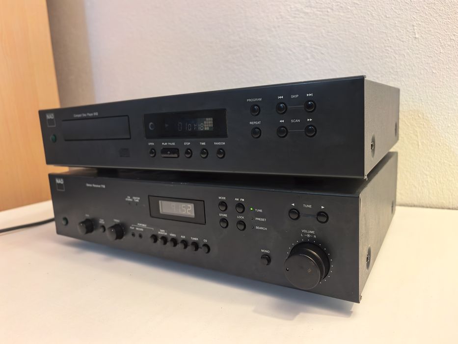 Amplificator NAD 710 si CD NAD 512 compact disc amplituner statie