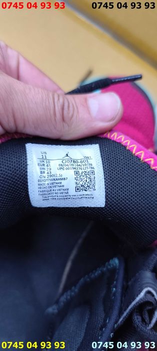 adidasi AIR JORDAN baschet marime 45 Westbrook One Take Vivid Pink CJ0780 601 semne mici de uzura pe talpa