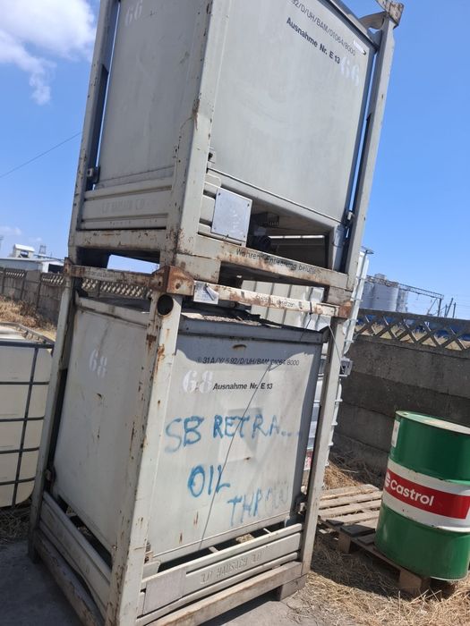 Bazine 1000 l din fier cadru metalic Agigea constanta
