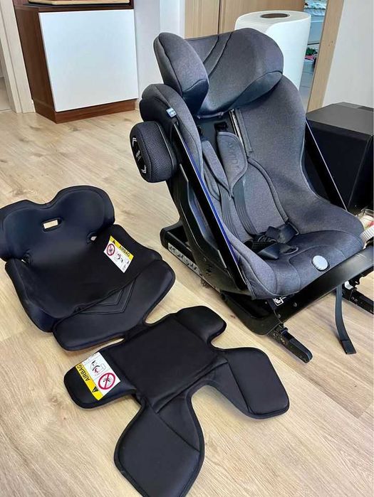 Scaun auto Axkid One+ suedez, CA NOU, rear facing, 0 - 7 ani / < 23kg