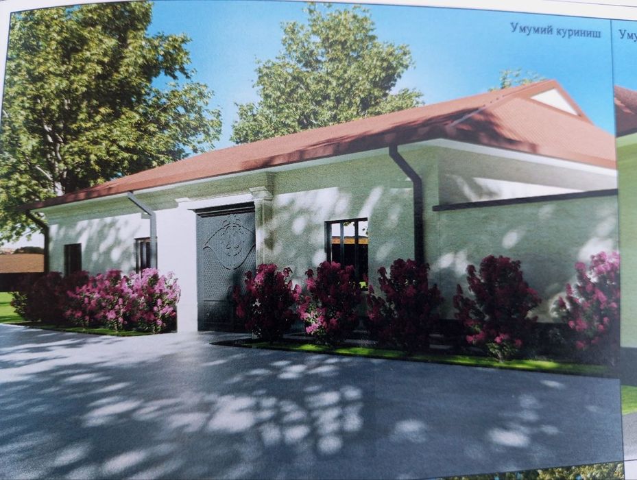 Янгиравот 163уй 12 сотих 4хона Уй хаммом,падвал,хожатхона 60та дарахт