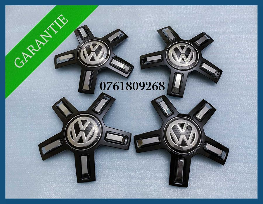 Set 4 capace 166mm 3G0601149C jante aliaj VW Passat B8 Tiguan Touran