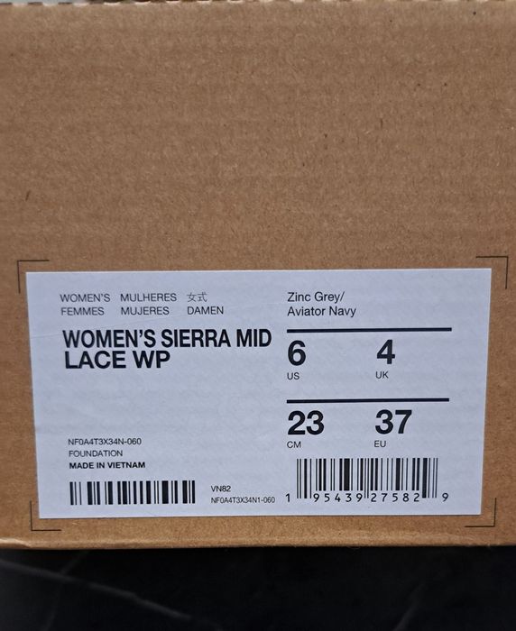 Дамски обувки THE NORTH FACE SIERRA MID LACE WP
Дамски обувки W S