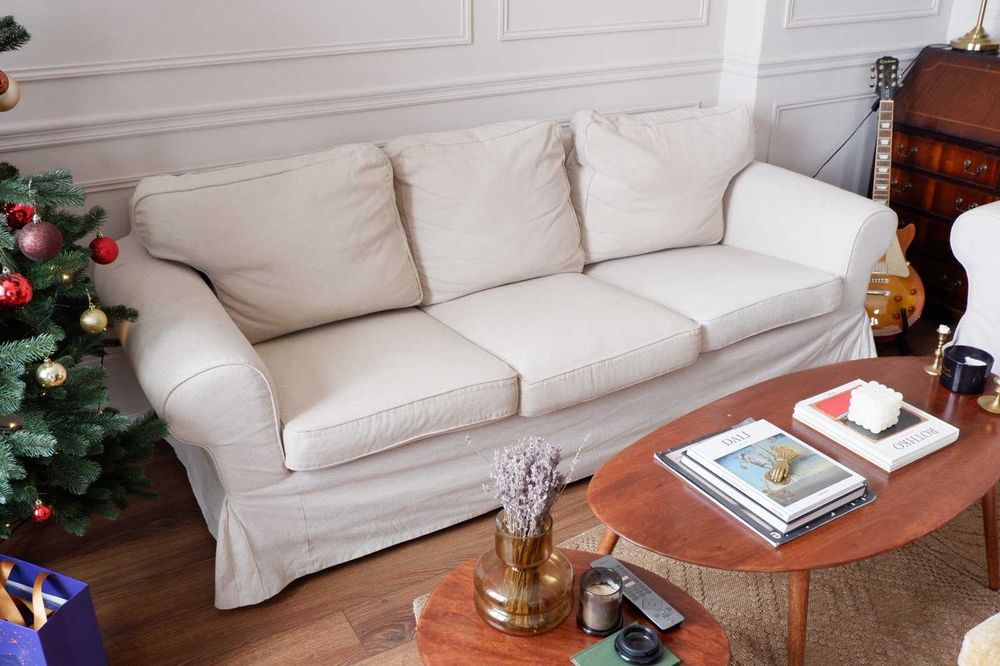 IKEA EKTORP комплект 3-местен и 2-местен диван – отлично състояние