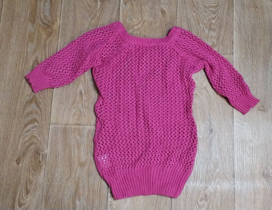 Bluza de lana de culoare roz