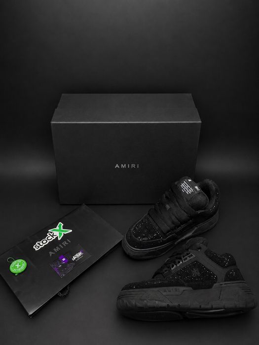 Adidași Amiri Black Crystals – Premium • Full Box