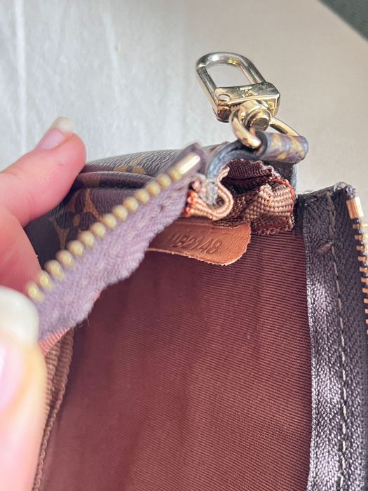 Multi pochette accessoires cloth crossbody bag