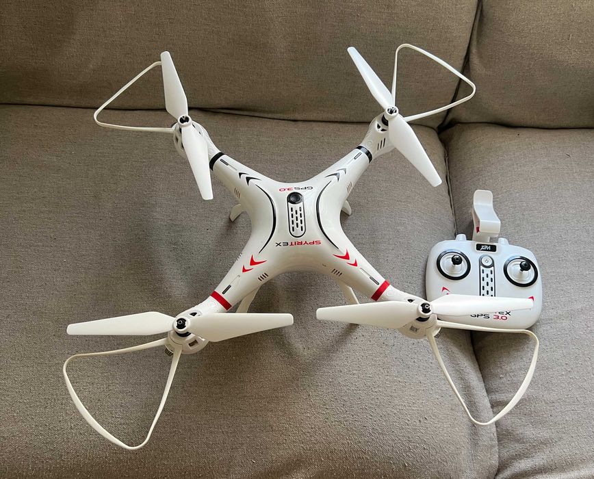 Drona T2M Spyritex GPS 3.0 FPV cu cameră HD și telecomandă completă