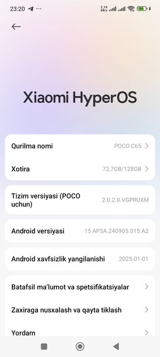 Poko C65 sotiladi