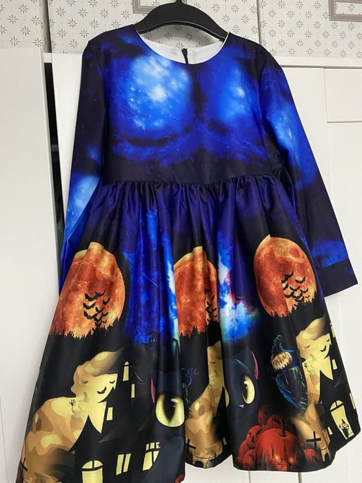 Rochiță Halloween, mărimea 122/128cm, 7-8 ani, deosebită