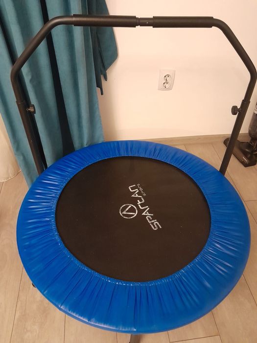 Mini trambulina copii SPARTAN cu maner, reglabila 96 CM