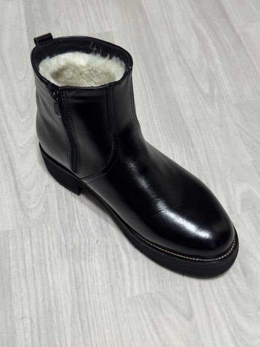 Кожанные ботинки натуральная кожа