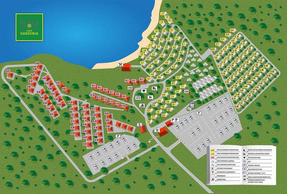 Луксозно бунгало за 4-6 човека в к-г Гардения