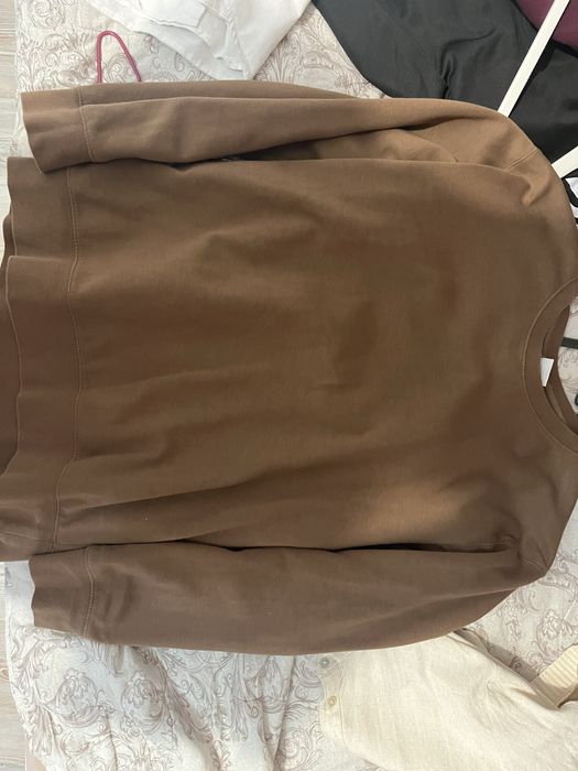 Коричневый лонгслив