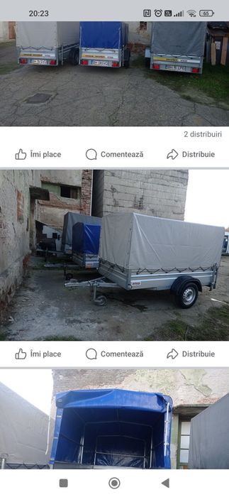 Închiez trailer / Închiriez remorcă / Închiriez remorca animale