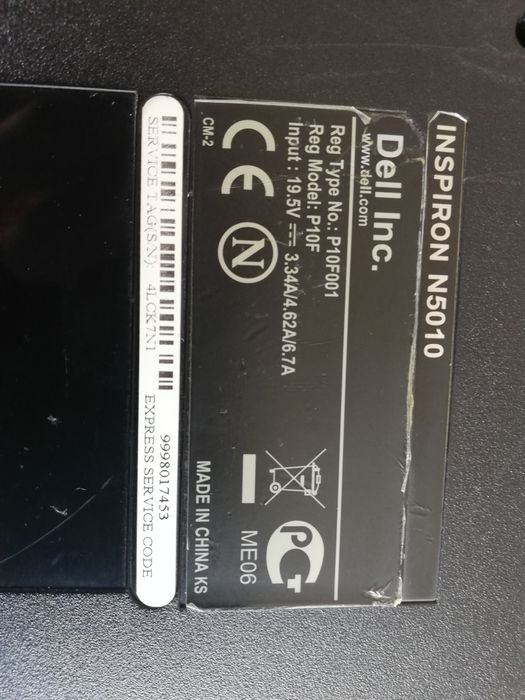 Лаптоп Dell Inspiron N5010 - ЧАСТИ