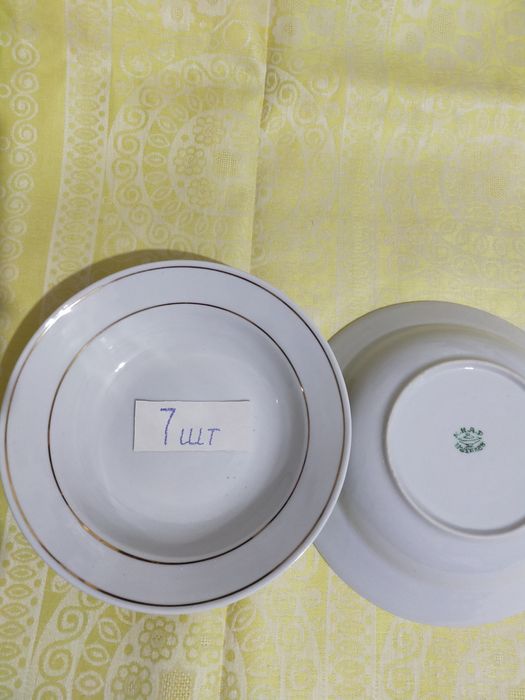 Тарелки Дулево 2 вида и 2 вида Китай Советского времени, для 1х и 2х б
