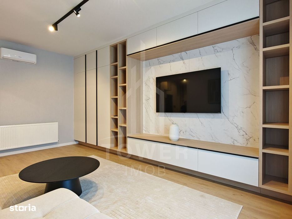 Apartament prima inchiriere cu 3 camere, nou, mobilat lux.