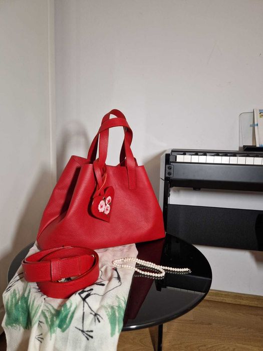 Geanta piele naturala