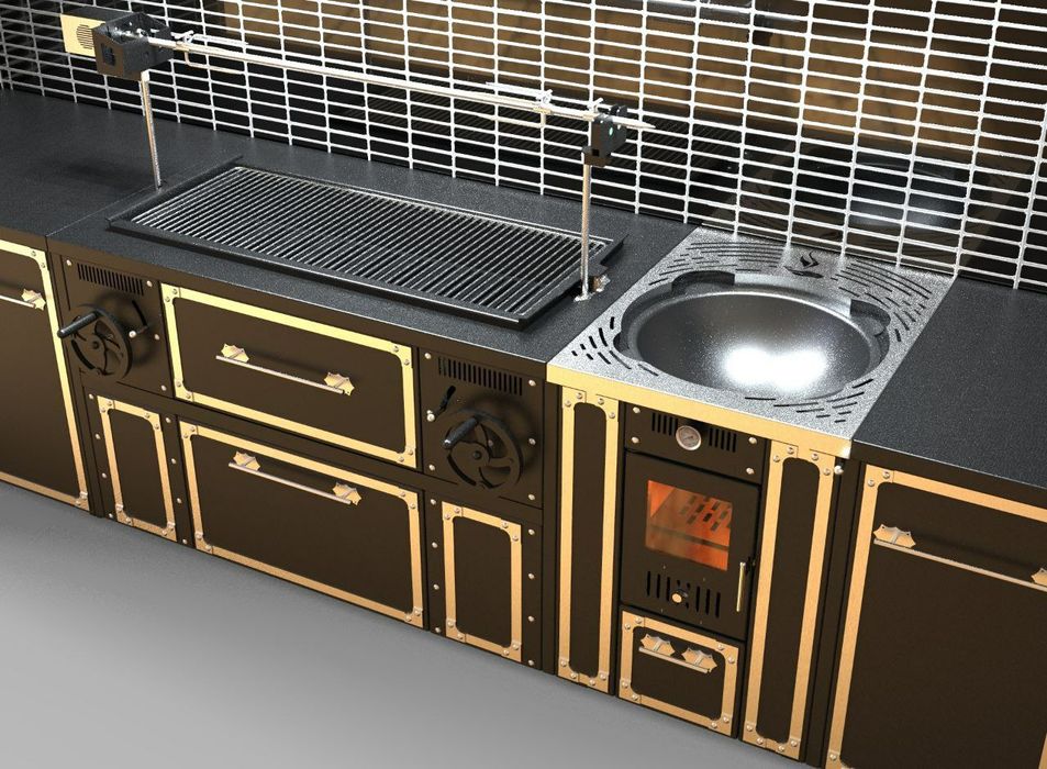 Аксессуары для очагов, летней кухни