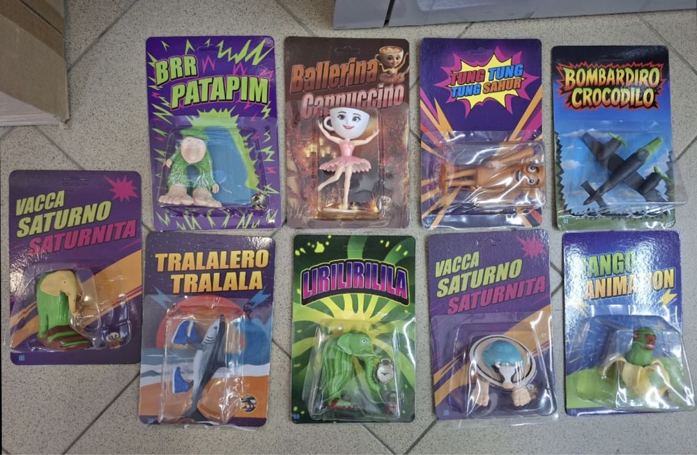 Фигурки Italian brainrot Балерина Капучина Тунг Тунг Тунг Сахур