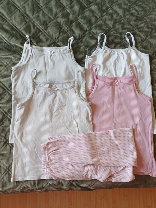 Жилетка, пухкаво яке, блузки 134 р.