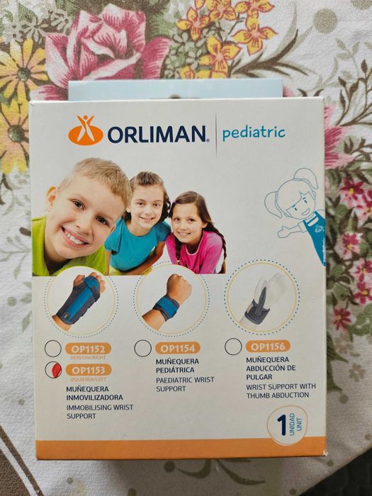 Ортеза/шина за бебе Orliman размер 1