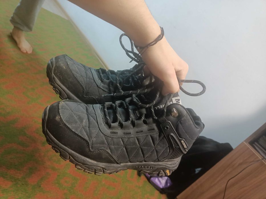 Кроссовки Merrell Водостойкие зимние ботинки до -32 градусов  черный