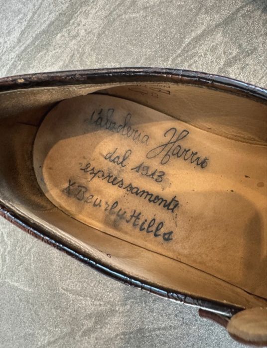 Mocasini Harris Firenze din piele exotică, mărimea 41