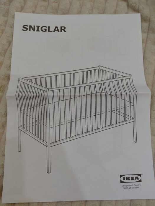 Кроватка Икеа с матрасом