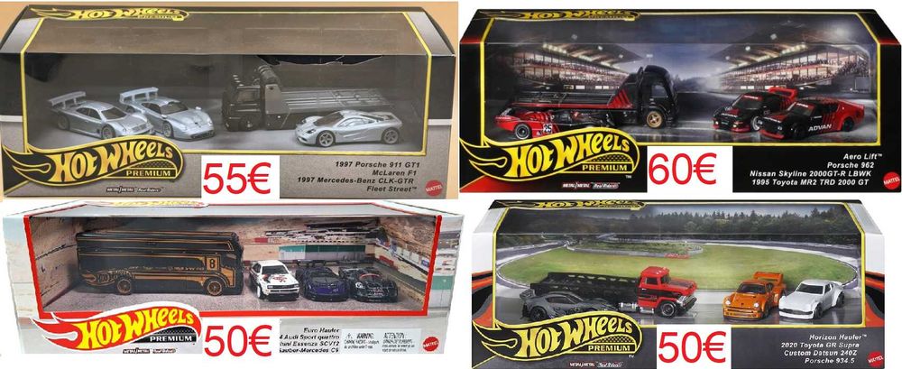 Hot Wheels BMW, Mercedes