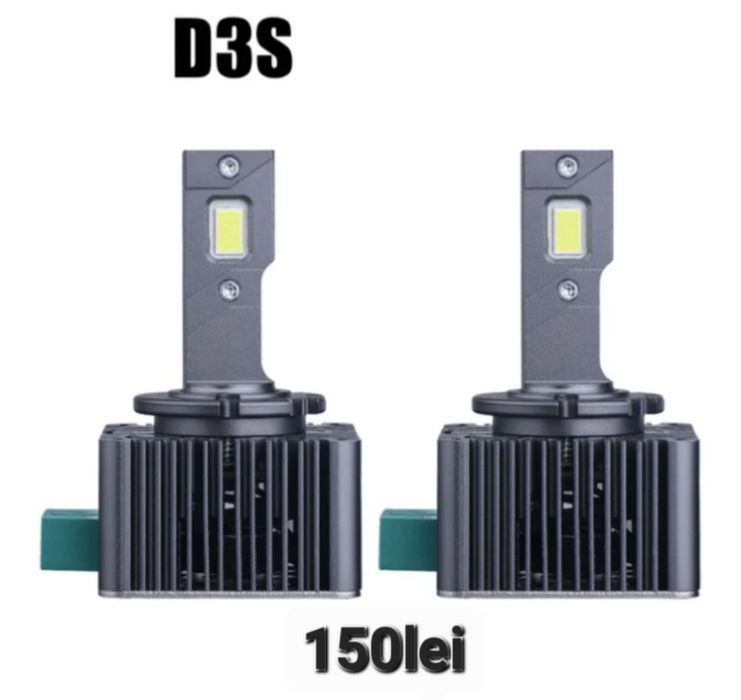 Becuri LED D3S D3R Canbus 12V-24V 50000LM set 2buc