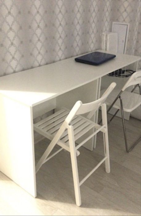 Стул складной IKEA TERJE, белый
