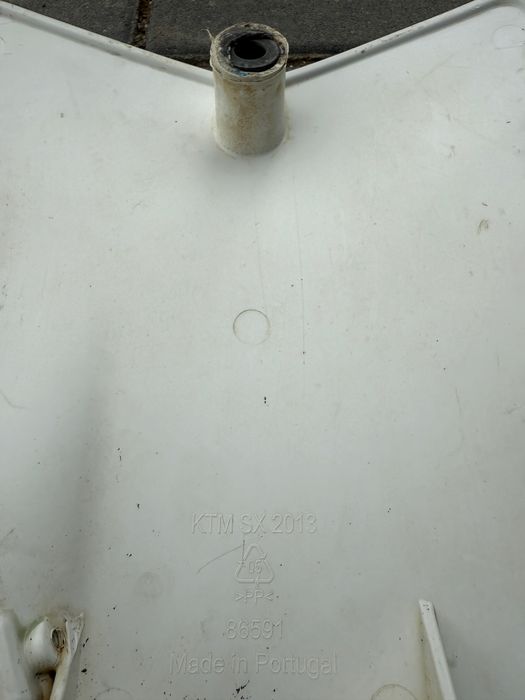 Plastic KTM exc 250 sxf 350 alb 300
