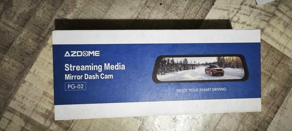 AZDOME PG02 – 10″Видео Огледало Двойна Камера HDНощно Виждане G-Сензор