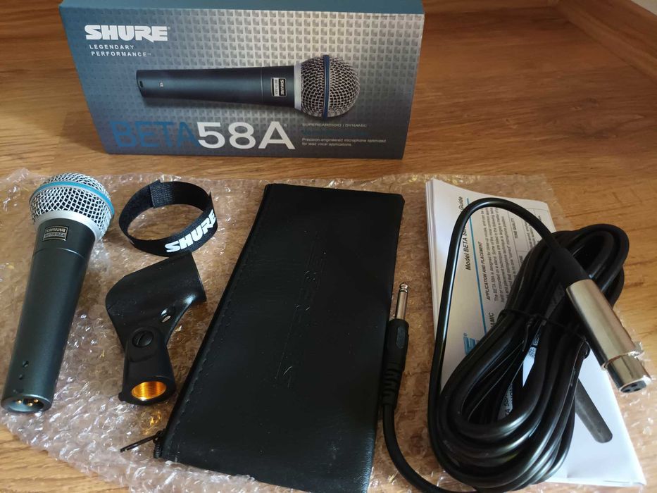 Microfon profesional tip Shure Beta 58 karaoke, dj, solisti, biserica