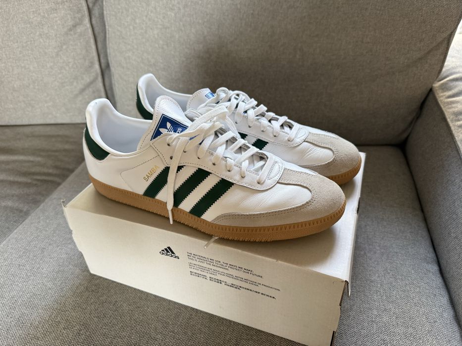 Adidas Samba Alb/Verde