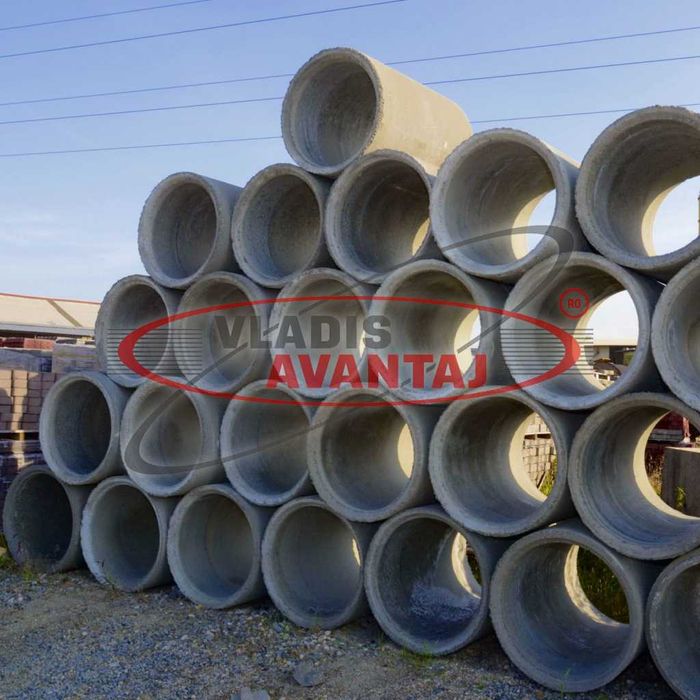 Tuburi din beton pentru fântână si canalizări ușoare