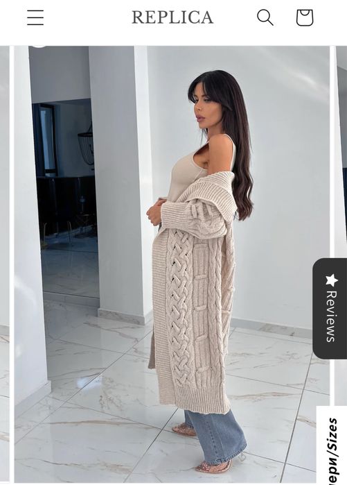 Дълга жилетка one size