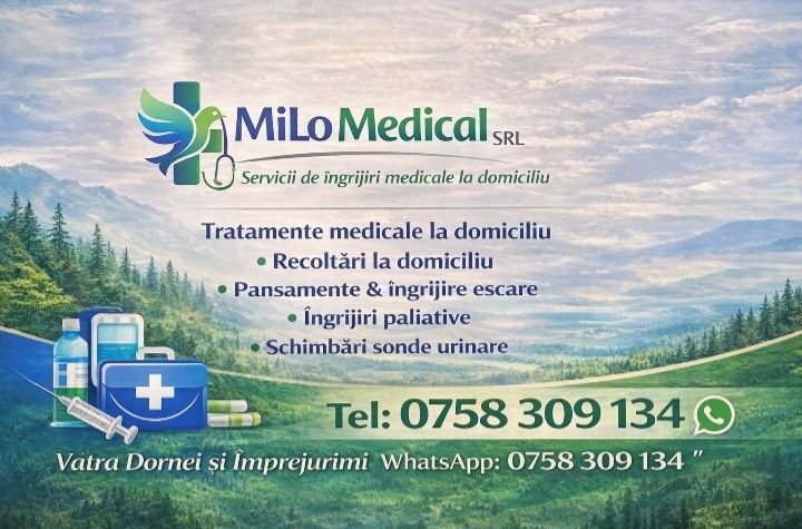 Asistent medical la domiciliu vatra dornei/recoltari analize la domiciliu