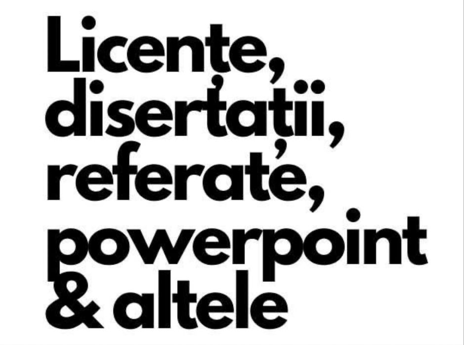 Meditatii, Tehnoredactare si Consultanta lucrari licenta/disertatie