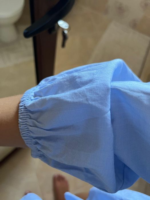 Детска синя риза