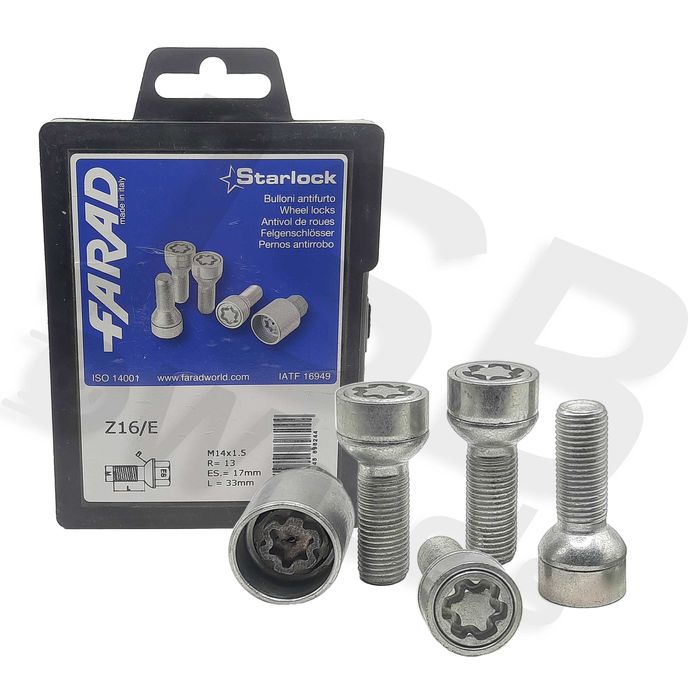 Set prezoane antifurt Starlock M14x1.5 VW, Seat, Audi, Skoda