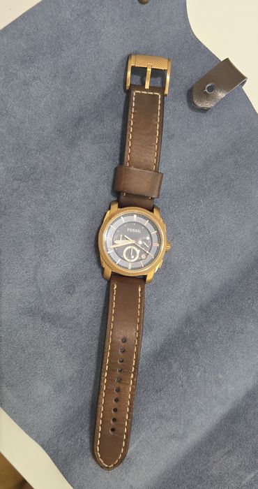 Ceas Fossil Machine FS5073 Original + Toc din piele naturala
