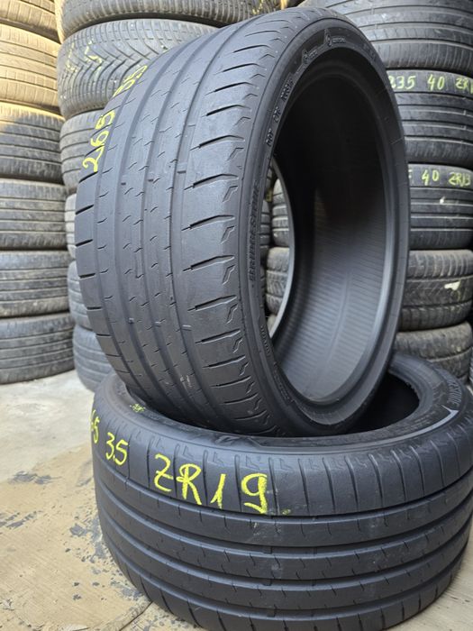 2 Anvelope Vară Bridgestone 265/35 ZR19  DOT1621.