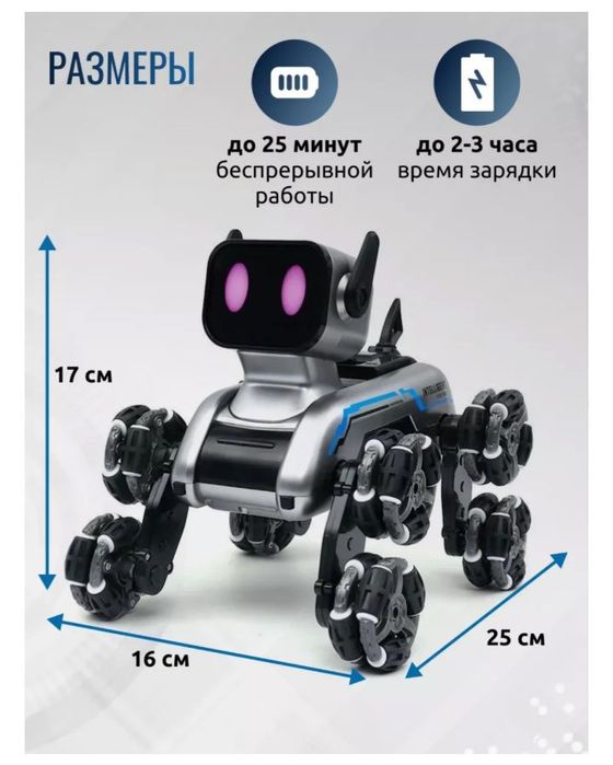 RC Eight Wheel Stunt Robot Dog