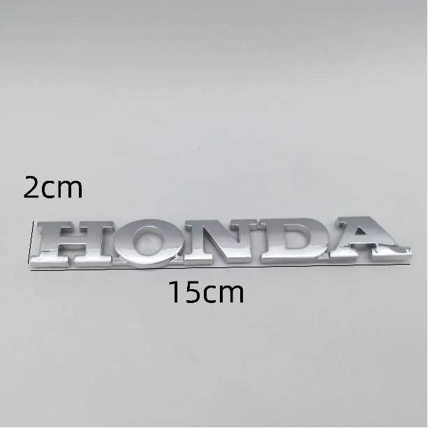 3D Емблема/Надпис Хонда/Honda Черна/Хром