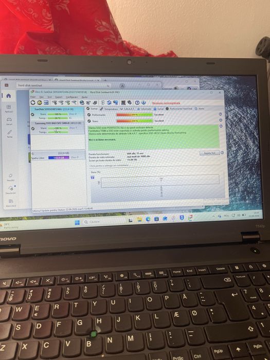 ssd 870 evo 500gb sanatate 100%
