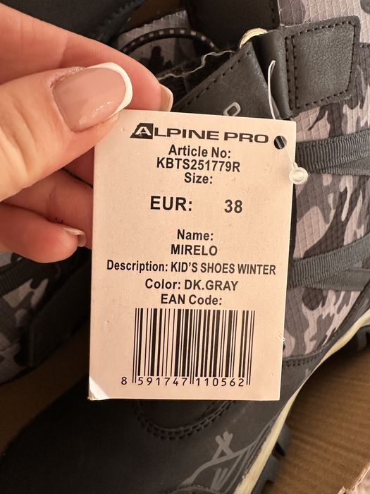 Ghete iarna copii Alpine Pro