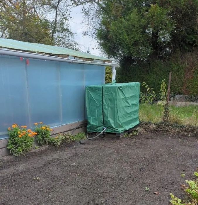 Покривало за пластмасов варел/IBC контейнер 1 тон.